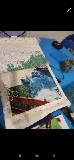 Этап процесса «Пейзаж»