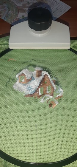 Этап процесса «Светлое рождество Чудесная игла»