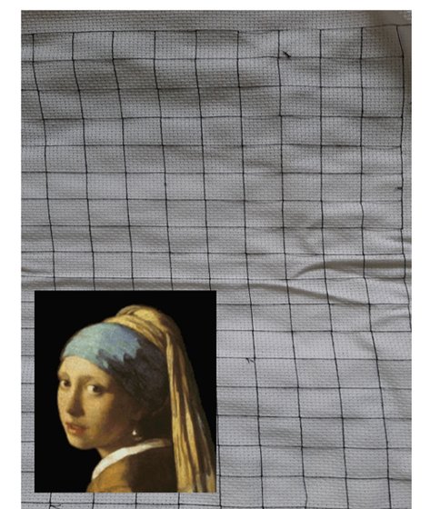 Этап процесса «La joven de la perla»