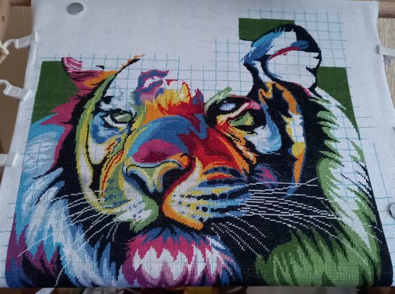 Этап процесса «Радужный тигр»