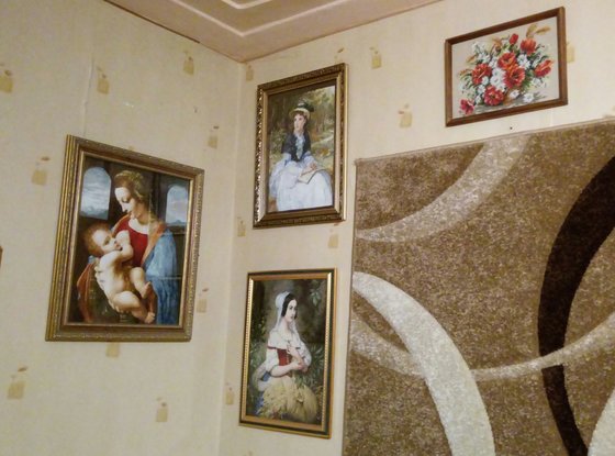 Этап процесса «Мадонна Литта»