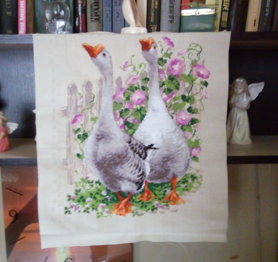 Этап процесса «Жили у бабуси...»