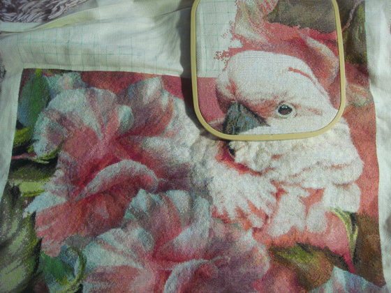 Этап процесса «Розовый какаду»