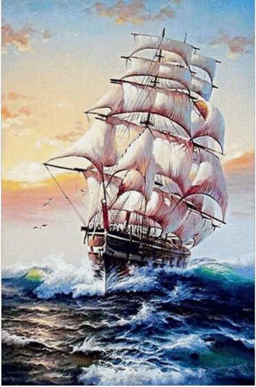 Этап процесса «Парусник»