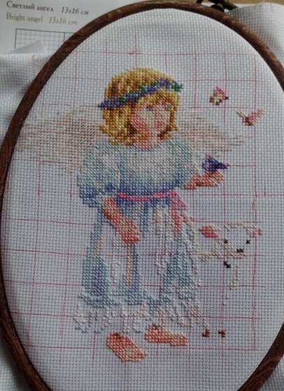 Этап процесса «Светлый ангел»