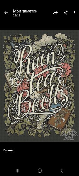 Этап процесса «Дождь ☔️ Чай ☕️ Книги 📚»