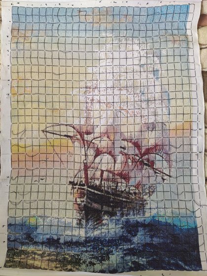 Этап процесса «Парусник»