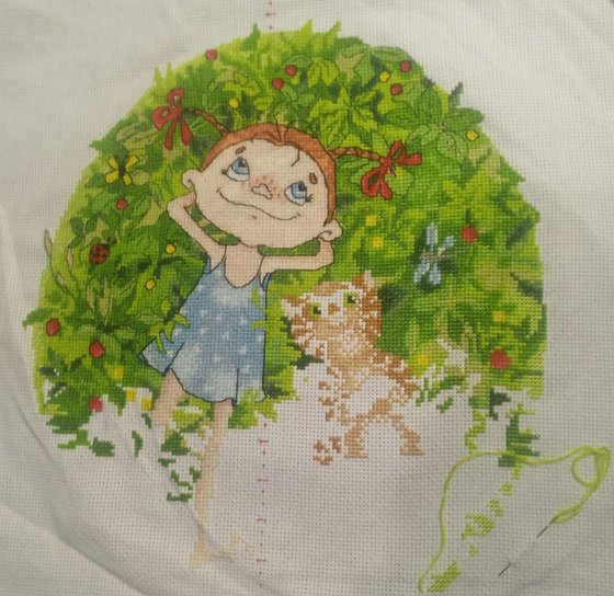 Этап процесса «"Маруся и котик"»