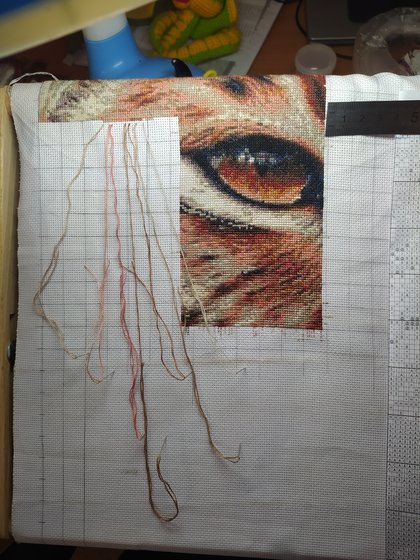 Этап процесса «"Рысь" подушка»