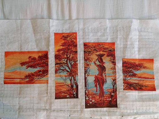 Этап процесса «Оранжевая река»