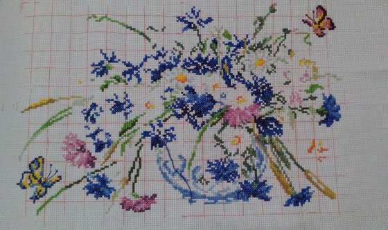 Этап процесса «Васильки»