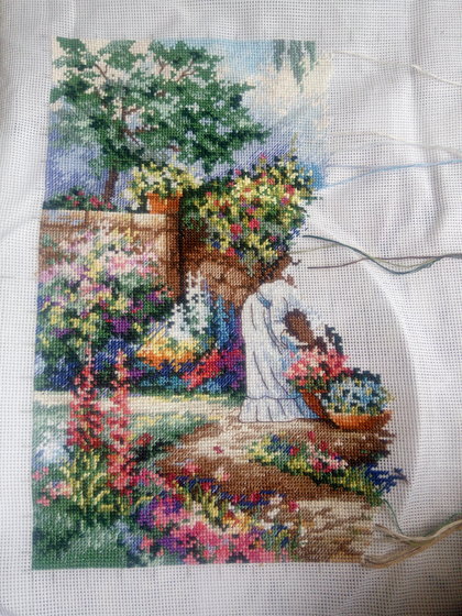 Этап процесса «Садовница»