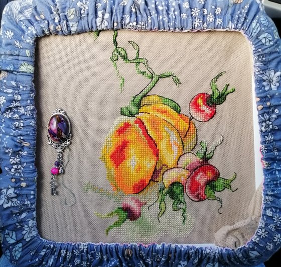 Этап процесса «Лягушка на тыкве»