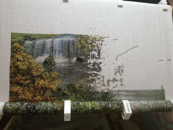 Этап процесса «Мини водопад»