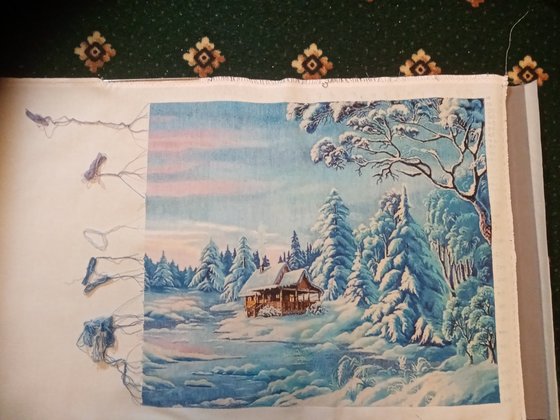 Этап процесса «Зимние сумерки»