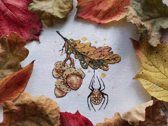 Этап процесса «Паучок-крестовичок, LadyD»