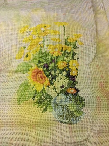 Этап процесса «Солнечный букет от чаривна мить»