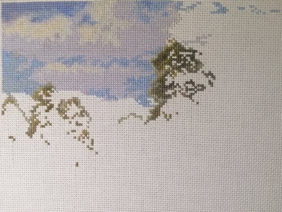 Этап процесса «Озеро вгорах»