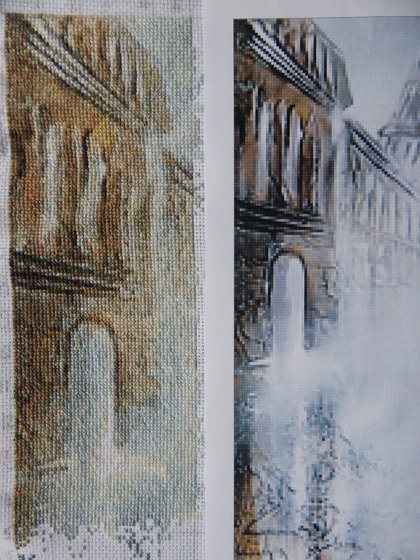 Этап процесса «Под зонтом.»