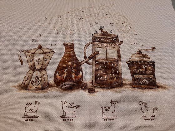 Этап процесса «Ценители кофе»