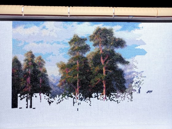 Этап процесса «Озеро вгорах»