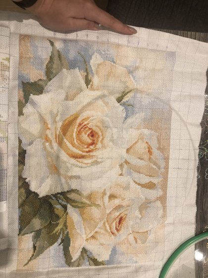 Этап процесса «Розы от Алисы»