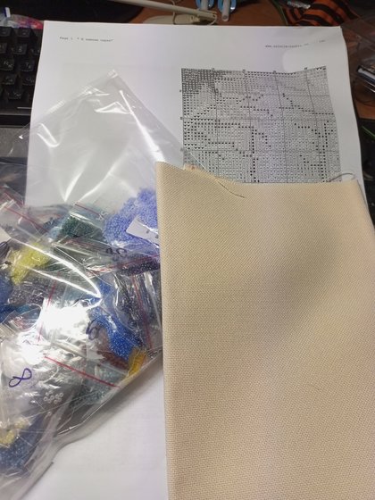 Этап процесса «В зимнем парке от Золотых ручек»