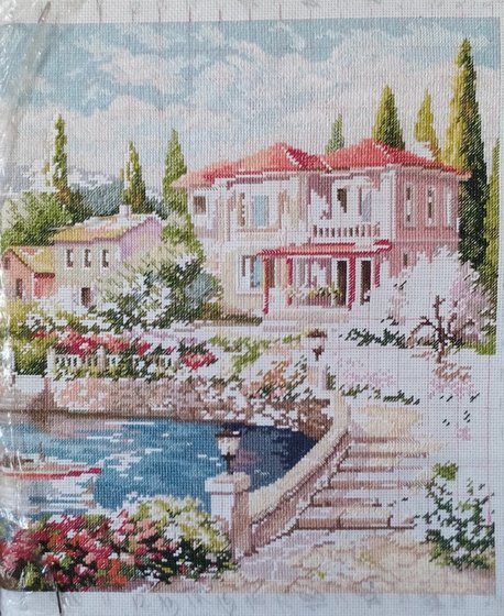 Этап процесса «Утро на побережье»