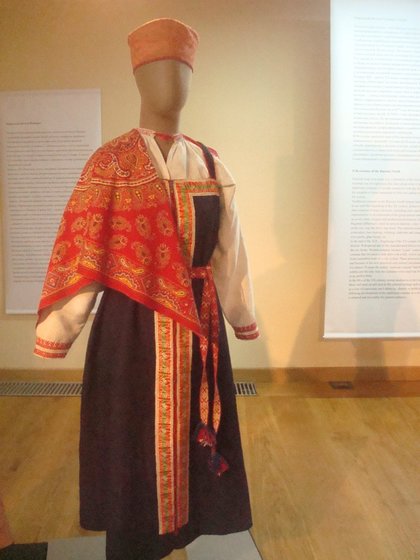 Этап процесса «Пинежская рубаха»