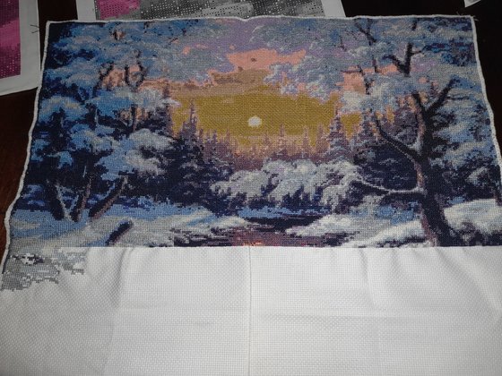 Этап процесса «Зимнее солнце»