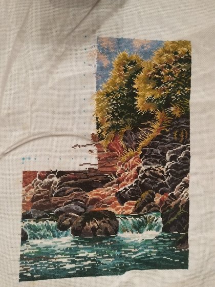 Этап процесса «Утро в гуамском ущелье»