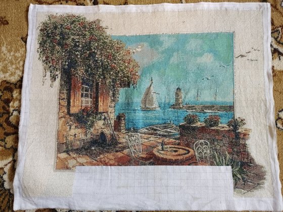 Этап процесса «Пристань у кафешке»