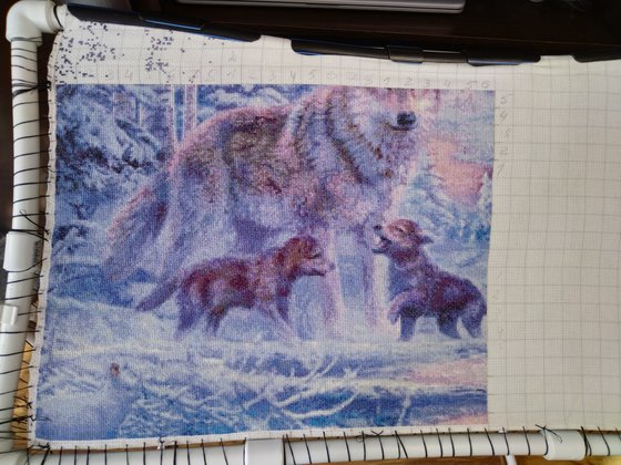 Этап процесса «Семья волков»