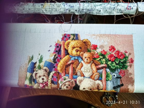 Этап процесса «dimensions собрание мишек»