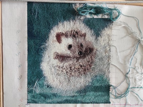 Этап процесса «Ежики-одуванчики от Химеры»