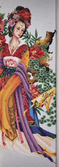 Этап процесса «Dome “12 японских красавиц»»