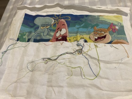 Этап процесса «спанч боб»