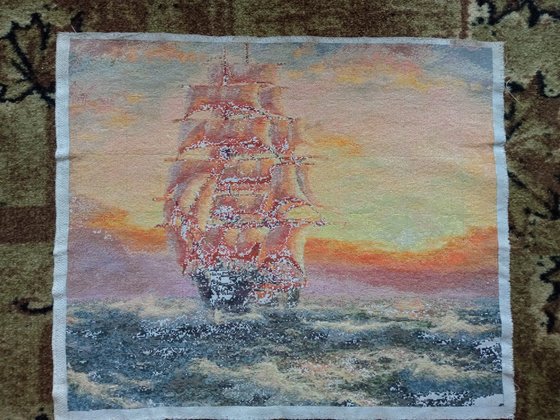 Этап процесса «Корабль Море»