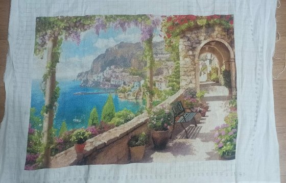 Этап процесса «Терраса у моря»