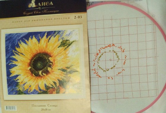 Этап процесса «Посланник Солнца»