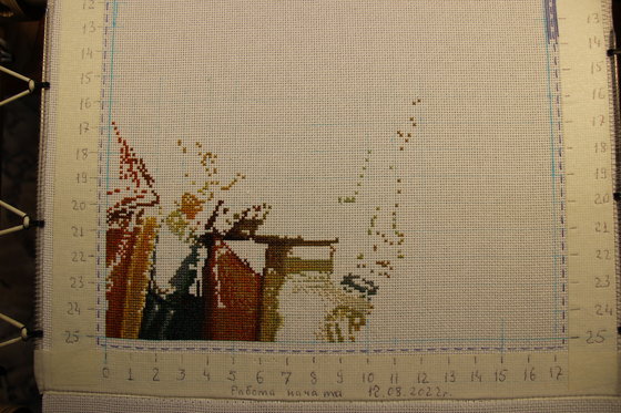 Этап процесса «Икона Николая Чудотворца.»