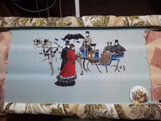 Этап процесса «Зимние впечатления»