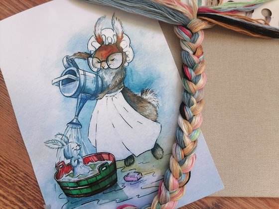 Этап процесса «Анна Петунова - Водные процедуру»