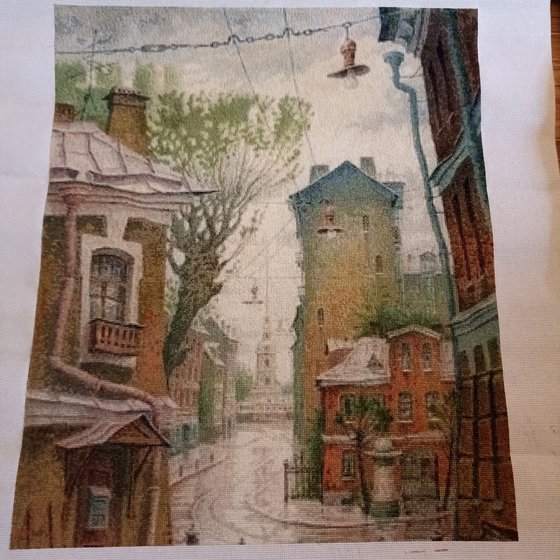 Этап процесса «Дождь на Добролюбова»