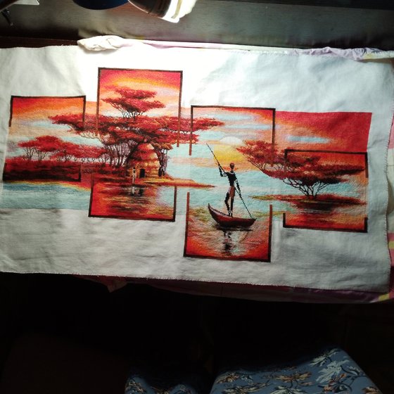 Этап процесса «Вечерняя Африка»