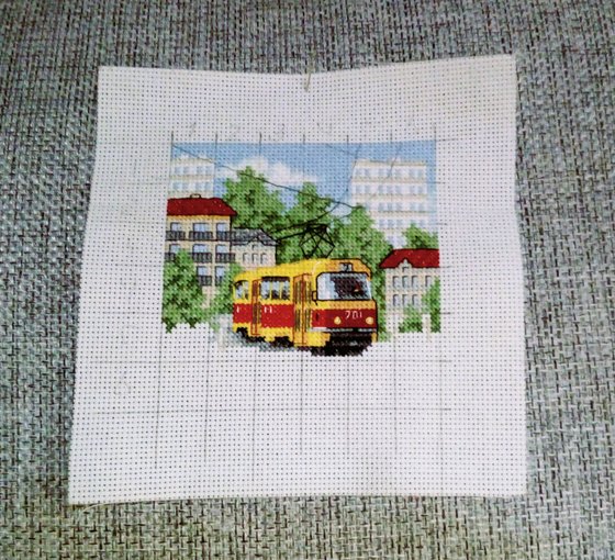 Этап процесса «Старый трамвай»