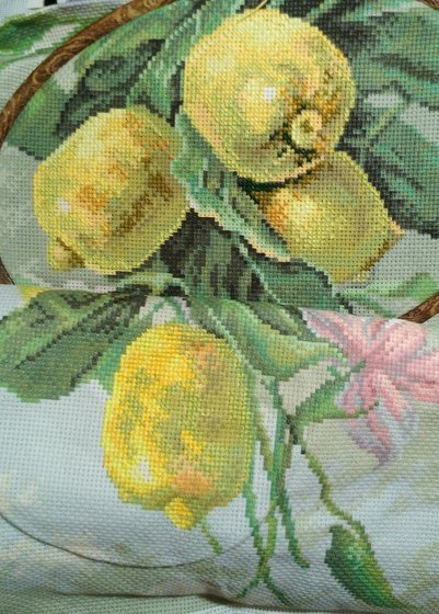 Этап процесса «ветка с лимонами»