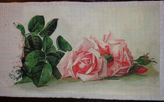 Этап процесса «Французские розы»