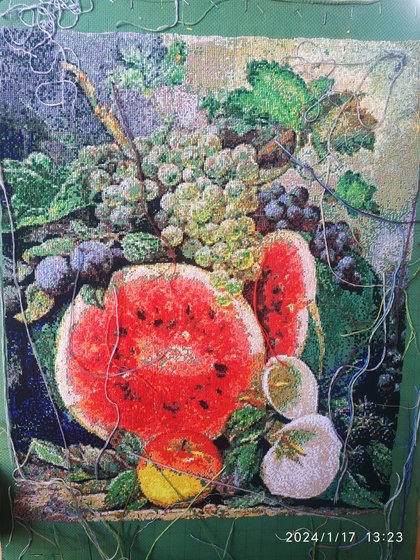 Этап процесса «Арбузы»