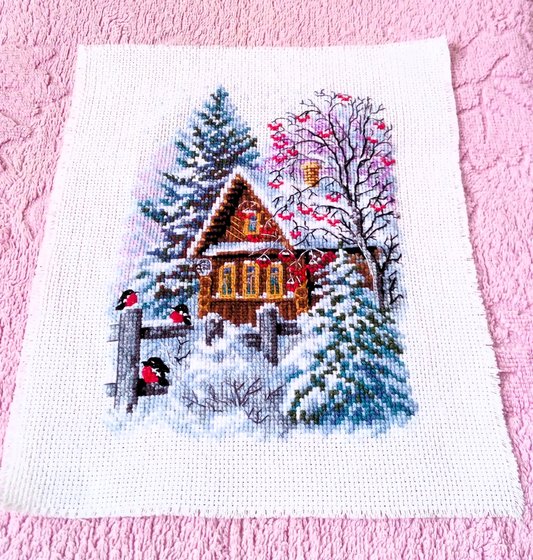 Этап процесса «Снегири»